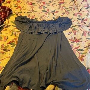 Women's Off-Shoulder Top in Gray